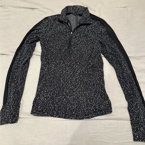 lululemon athletica Black and White Speckled Women's Top